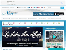 Tablet Screenshot of newmuslim.net